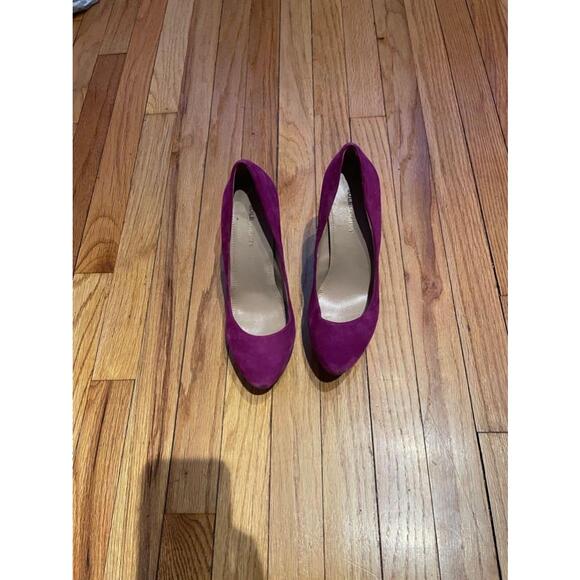 LAYLA Suede Platform Colorful Colorblock Multicolor Bright retro pumps Coquette - Picture 2 of 9